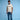 Contrast Tape Crewneck Cotton T-Shirt